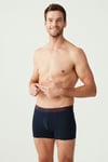 USPA Erkek Siyah - Antrasit - Lacivert 3 LÜ Boxer - US.01.80097 488