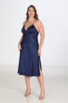 Ahu 2li Lacivert Sabahlık Takımı Bigsize 6225