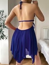 Arias Closet Mavi Kelebek İşlemeli Tül Fantezi Gecelik