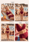 Arias Closet Şık Tasarım Burgulu Hızlı Kuruyan Bordo Yüksek Bel Bikini Takımı