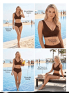 Arias Closet Şık Tasarım Burgulu Hızlı Kuruyan Kahverengi Yüksek Bel Bikini Takımı