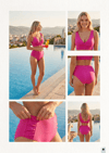 Arias Closet Şık Tasarım Burgulu Hızlı Kuruyan Pembe Yüksek Bel Bikini Takımı