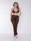 Aria's Closet Siyah Transparan Fantezi Sütyen Pijama Takımı