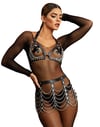 Aria's Closet Zincir Detaylı Fantezi Harness Aksesuar