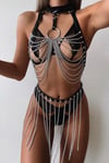Aria's Closet Zincirli Alt Üst Fantezi Set