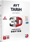 3D Yayınları AYT Tarih Video Destekli Defter