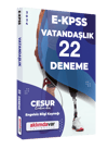 Aklımdavar Yayıncılık 2024 EKPSS Vatandaşlık Tamamı Çözümlü 22 Deneme