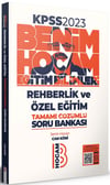 Benim Hocam 2023 KPSS Eğitim Bilimleri Rehberlik ve Özel Eğitim Tamamı Çözümlü Soru Bankası