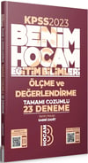 Benim Hocam 2023 KPSS Eğitim Bilimleri Ölçme ve Değerlendirme Tamamı Çözümlü 23 Deneme