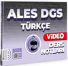 Benim Hocam 2024 ALES DGS Türkçe Video Ders Notları