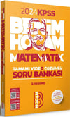 Benim Hocam 2024 KPSS Matematik Tamamı Video Çözümlü Soru Bankası