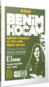 Benim Hocam 2025 MEB AGS Eğitimin Temelleri ve Türk Milli Eğitim Sistemi Tamamı Çözümlü 10 Branş Deneme