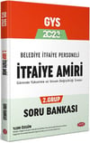 Data Yayınları 2023 GYS Belediye İtfaiye Amiri 2. Grup Soru Bankası