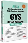 Data Yayınları 2023 GYS Tüm Kamu Kurumları için Ortak Konular Soru Bankası