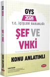 Data Yayınları 2024 T.C. İçişleri Bakanlığı Şef ve VHKİ Konu Anlatımlı