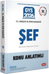 Data Yayınları 2026 GYS Gençlik Ve Spor Bakanlığı Şef Konu Anlatımlı