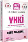 Data Yayınları 2026 GYS T.C. İçişleri Bakanlığı VHKİ Konu Anlatımlı