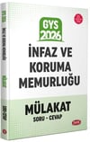 Data Yayınları 2026 İnfaz ve Koruma Memurluğu Mülakat Sınavı Soru Cevap