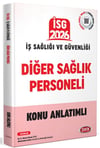Data Yayınları 2026 İş Sağlığı Güvenliği Diğer Sağlık Personeli Konu Anlatımlı