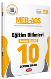 Data Yayınları 2026 MEB AGS Eğitim Bilimleri Tamamı Çözümlü 10 Deneme Sınavı