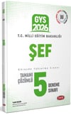 Data Yayınları 2026 Milli Eğitim Bakanlığı Şef GYS Tamamı Çözümlü 5 Deneme Sınavı