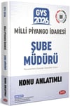 Data Yayınları 2026 Milli Piyango İdaresi Genel Müdürlüğü GYS Şube Müdürü Konu Anlatımlı