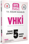 Data Yayınları 2026 T.C. İçişleri Bakanlığı VHKİ GYS Çözümlü 5 Deneme Sınavı