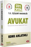 Data Yayınları 2026 ÜDS T.C. İçişleri Bakanlığı Avukat Konu Anlatımlı