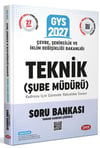 Data Yayınları 2027 Çevre Şehircilik ve İklim Değişikliği Bakanlığı Teknik Şube Müdürü Soru Bankası