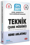 Data Yayınları 2027 Çevre Şehircilik ve İklim Değişikliği Bakanlığı Teknik Şube Müdürü Konu Anlatımlı