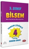 Data Yayınları 3. Sınıf Bilsem Tamamı Çözümlü 4 fasikül Deneme Sınavı
