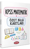 Data Yayınları KPSS Matematik Özet Bilgi Kartları