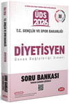 Data Yayınları T.C. Gençlik ve Spor Bakanlığı Diyetisyen ÜDS Soru Bankası