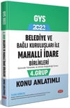 Data Yayınları 2023 Belediye ve Bağlı Kuruluşları İle Mahalli İdare Birlikleri 4. Grup Konu Anlatımlı