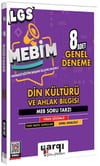 Ders Arkadaşım 8. Sınıf LGS MEBİM Din Kültürü ve Ahlak Bilgisi 8 Adet Genel Deneme