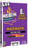 Ders Arkadaşım 8. Sınıf LGS MEBİM Matematik 8 Adet Genel Deneme