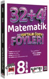 Ders Arkadaşım 8. Sınıf Matematik 32+4 Haftalık Ödev Föyleri