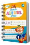 Dikkat Atölyesi Yayınları Oluklu Alfabe Kitabı 4-7 Yaş