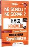 Dizgi Kitap 2026 Hukuk Atölyesi HMGS Hakimlik Ne Sordu Ne Sorar Medeni Hukuk Tamamı Çözümlü Soru Bankası