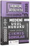Dizgi Kitap 2026 Hukuk Atölyesi HMGS Hakimlik Medeni Usul Hukuku Çıkmış Sorular