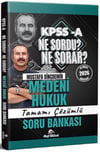 Dizgi Kitap 2026 KPSS A Medeni Hukuk Ne Sordu Ne Sorar Tamamı Çözümlü Soru Bankası