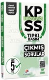 Dizgi Kitap 2026 KPSS Genel Yetenek Genel Kültür Son 5 Yıl PDF Çözümlü Tıpkı Basım Çıkmış Sorular