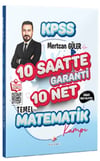 Dizgi Kitap 2026 KPSS Mertcan Güler ile Tamamı Video Anlatımlı 10 Saatte Garanti 10 Net Temel Matematik Kampı