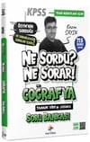 Dizgi Kitap Ne Sordu Ne Sorar KPSS Coğrafya Tamamı Video Çözümlü Soru Bankası