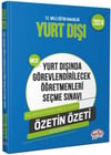Editör Yayınları 2024 MEB Yurt Dışında Görevlendirilecek Öğretmenleri Seçme Sınavı Özetin Özeti