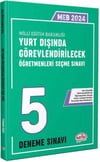 Editör Yayınları 2024 MEB Yurt Dışında Görevlendirilecek Öğretmenleri Seçme Sınavı 5 Deneme