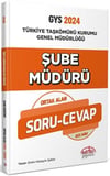 Editör Yayınları 2024 Türkiye Taşkömürü Kurumu Genel Müdürlüğü Şube Müdürü GYS Soru Cevap