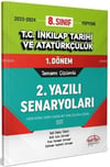 Editör Yayınları 8. Sınıf T.C. İnkılap Tarihi ve Atatürkçülük 1. Dönem Ortak Sınav 2. Yazılı Senaryoları