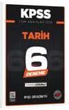 EVP Akademi KPSS Tüm Adaylar İçin Tarih 6 Deneme