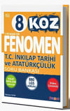 Fenomen Okul Yayınları 8. Sınıf T.C. İnkılap Tarihi ve Atatürkçülük KOZ Soru bankası